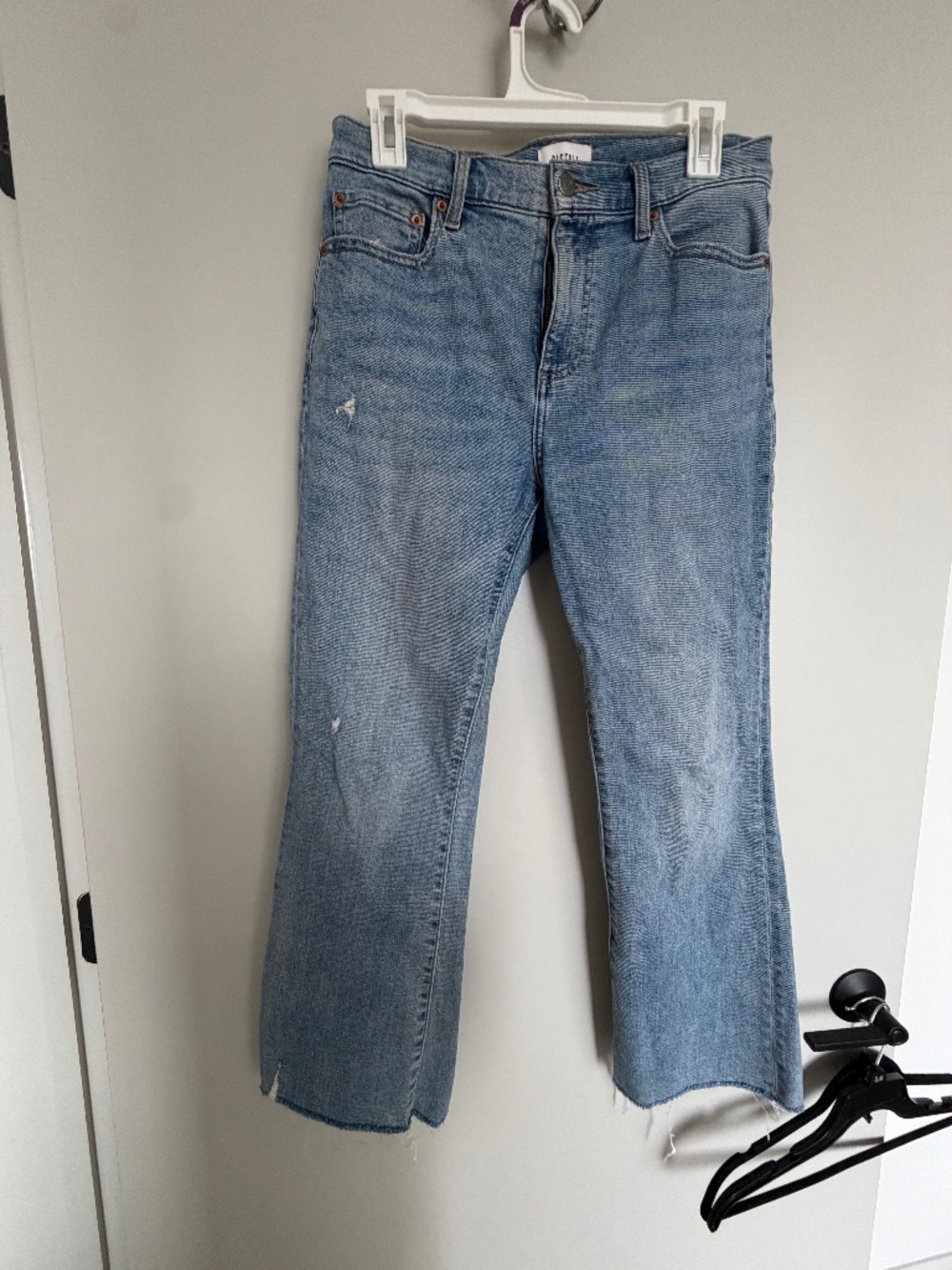 Pistola crop straight leg jeans
